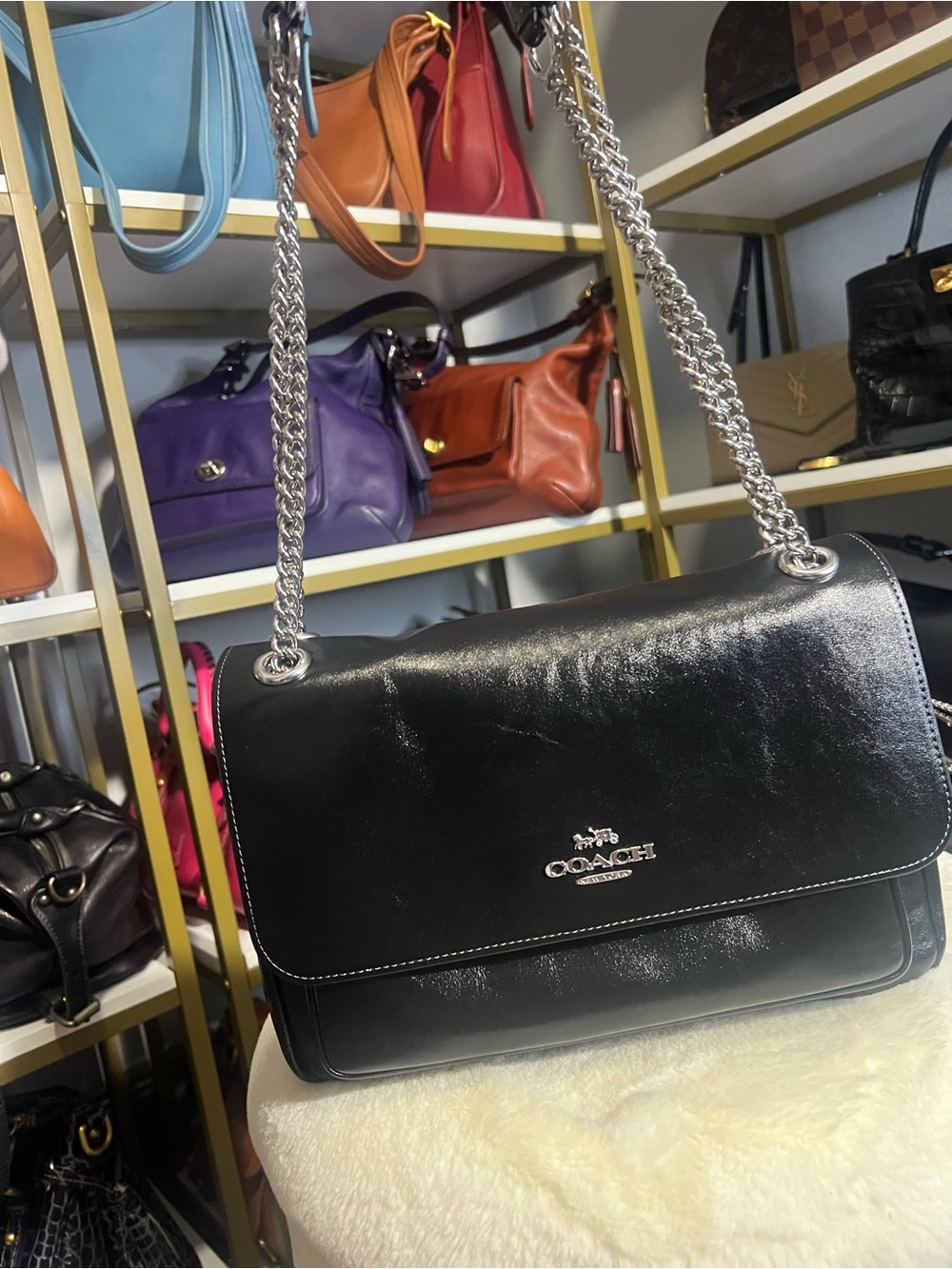 Coach Elodie Crossbody Bag NWT 🖤⛓️
